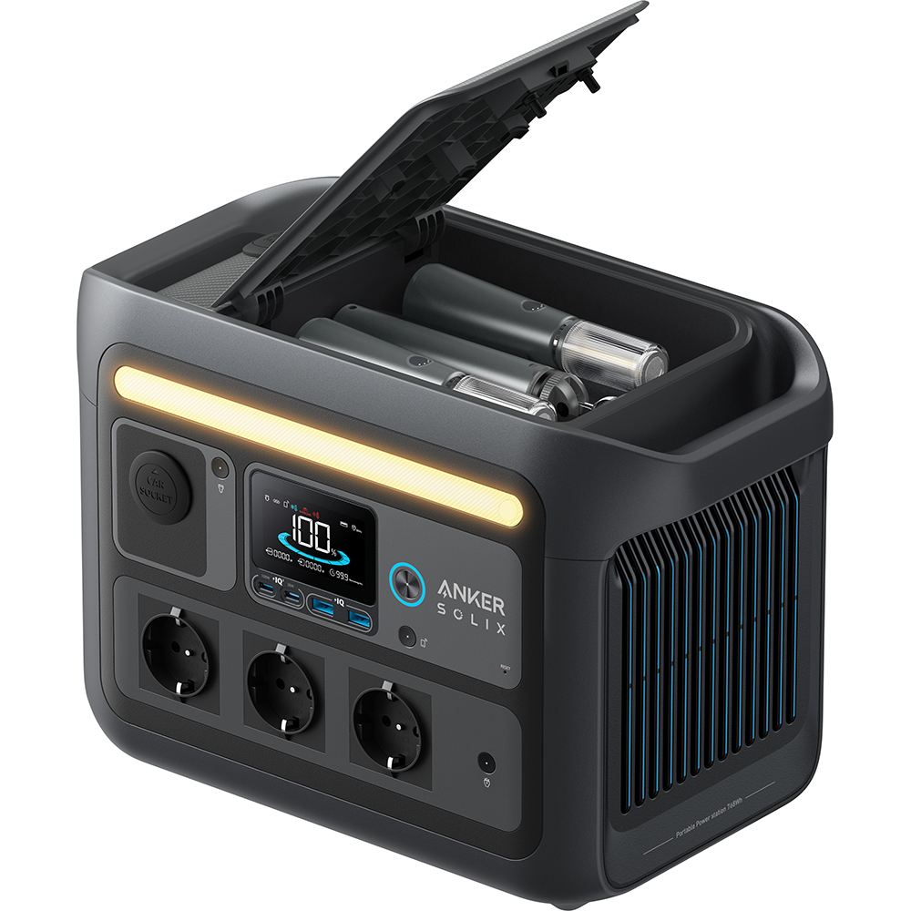 Statie de incarcare ANKER Solix C800X, 768Wh, 1200W, negru