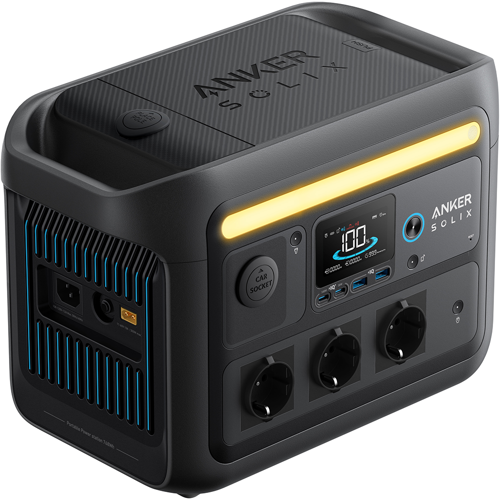 Statie de incarcare ANKER Solix C800X, 768Wh, 1200W, negru