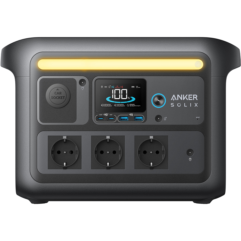 Statie de incarcare ANKER Solix C800X, 768Wh, 1200W, negru