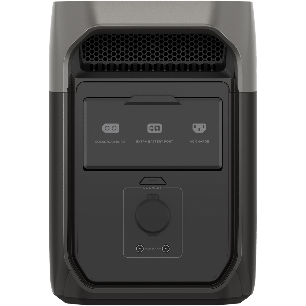 Statie de incarcare portabila ECOFLOW Delta 3, 1800W, 1024Wh, AC, USB-A, USB-C, MC4, XT60, negru