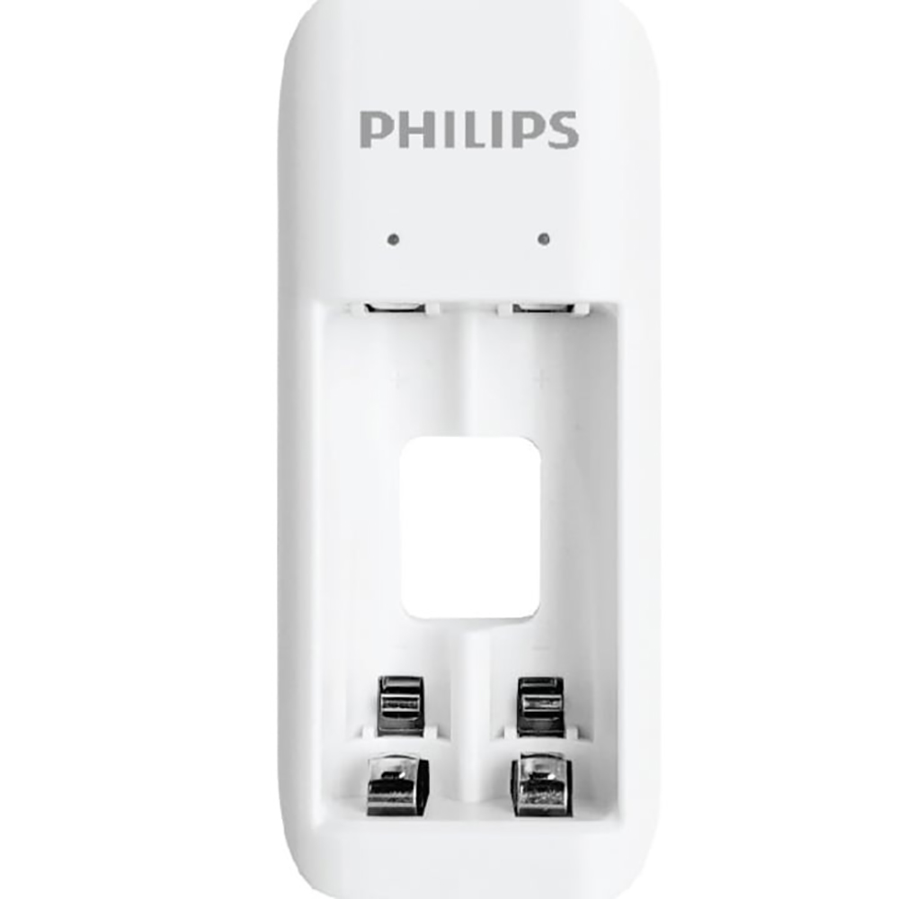 Incarcator acumulatori PHILIPS SCB2070NB/00, 2 acumulatori AA/AAA, 700mAh
