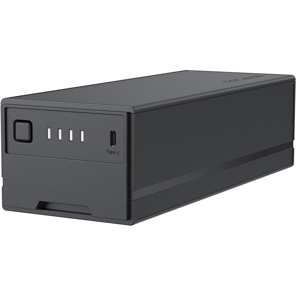 Baterie Plug in ECOFLOW ZYDBX100EB, 298Wh, 100W, USB C, compatibil EcoFlow Glacier, negru