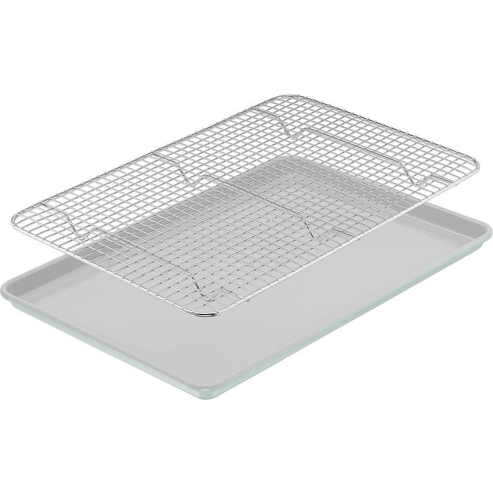Set pentru copt TEFAL Ceramik J175S204, 39x26cm, otel, verde