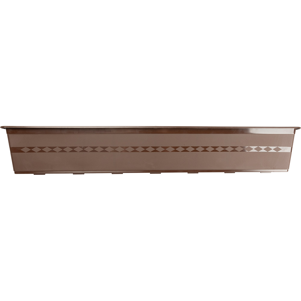 Jardiniera Carina HARPLAST, D80 cm, plastic, maro