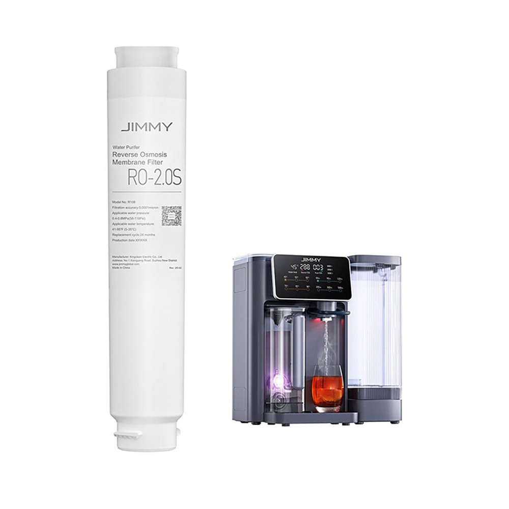 Filtru cu membrana de osmoza inversa JIMMT, carbon activ, alb