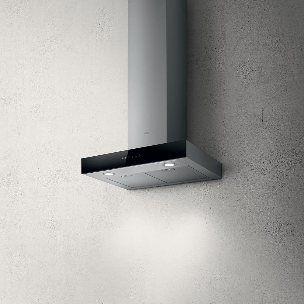 Hota decorativa ELICA Joy BLIX/A/60, 1 motor, 1000 m3/h, L 60 cm, negru-inox