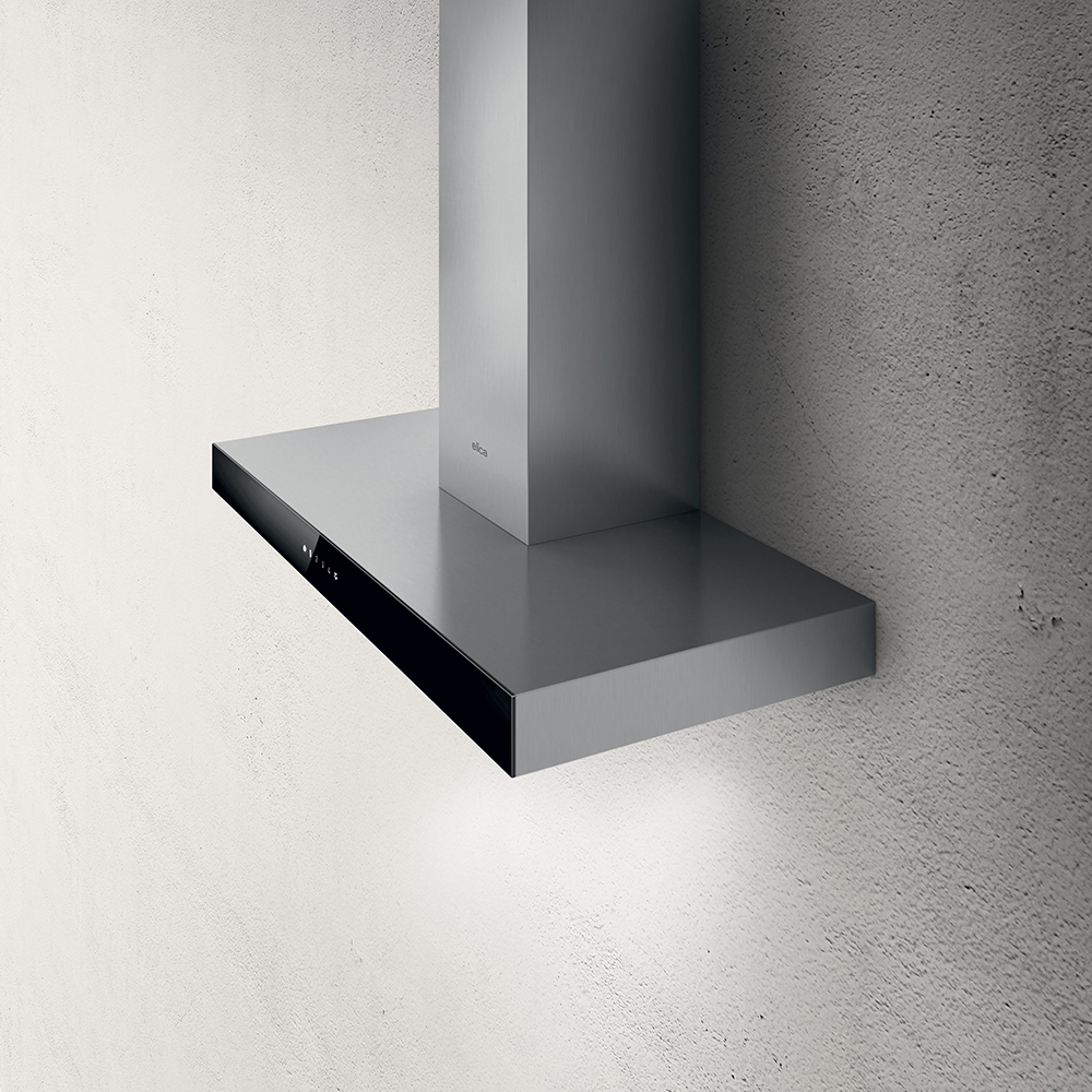 Hota decorativa ELICA Joy BLIX/A/60, 1 motor, 1000 m3/h, L 60 cm, negru-inox