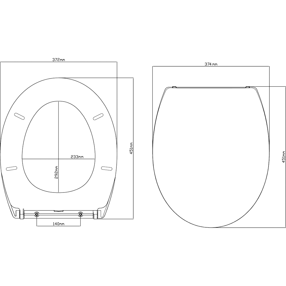 Capac WC GOODHOME Diani K03(M), inchidere lenta, duroplast, alb