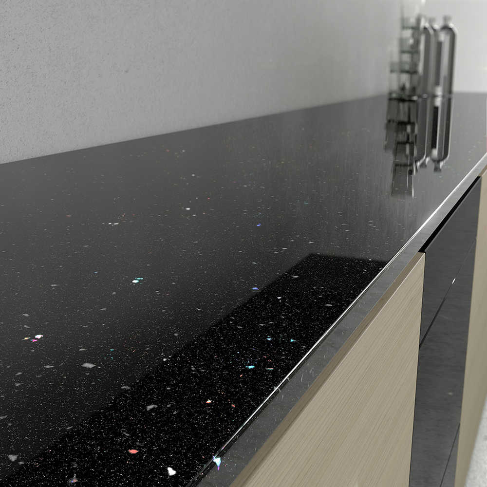 Panou antistropi KRONOSPAN K217/K218, PAL, 410 x 64 x 1 cm, alb-negru