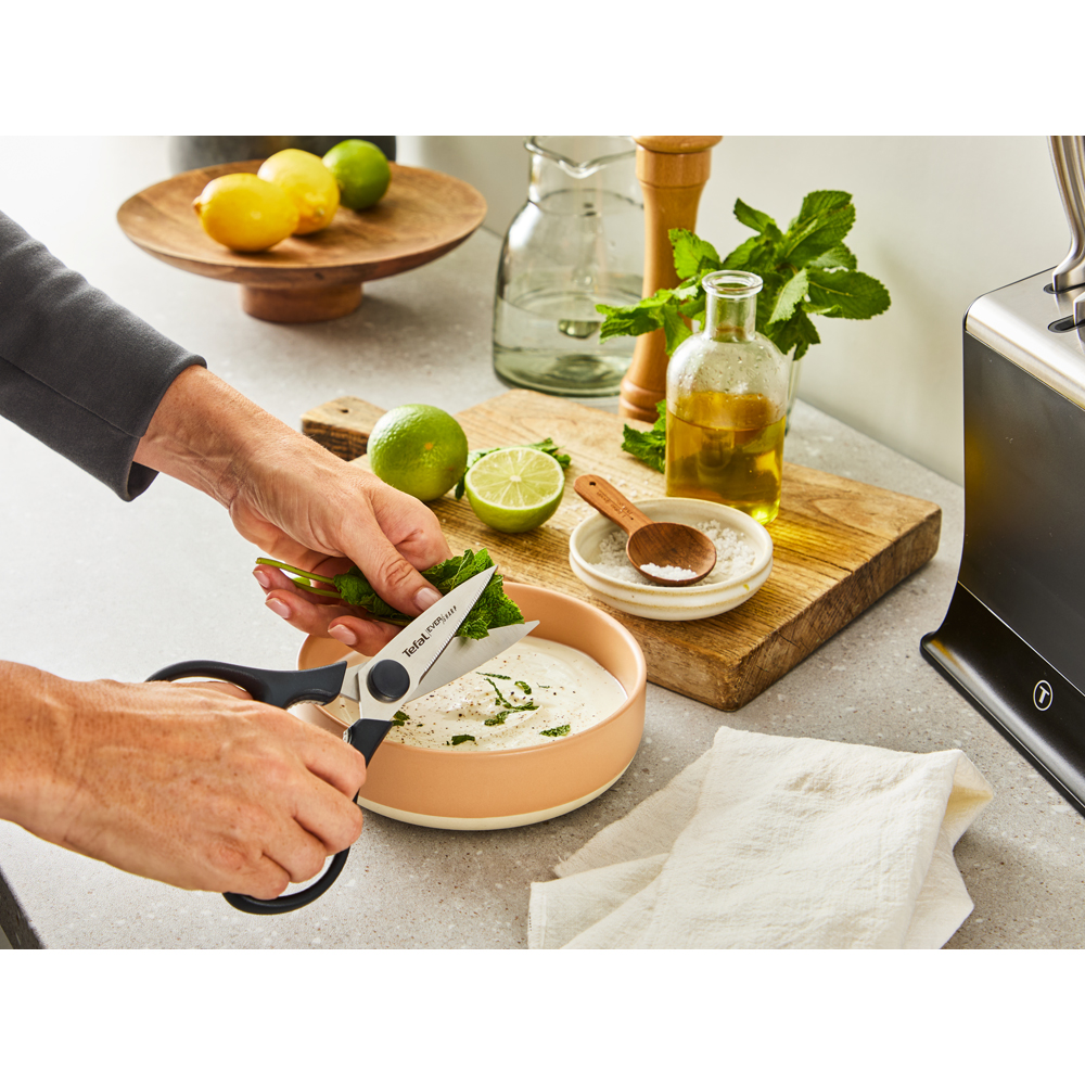 Set cutite TEFAL Eversharp Pro K2977S44, 6 piese, inox, argintiu