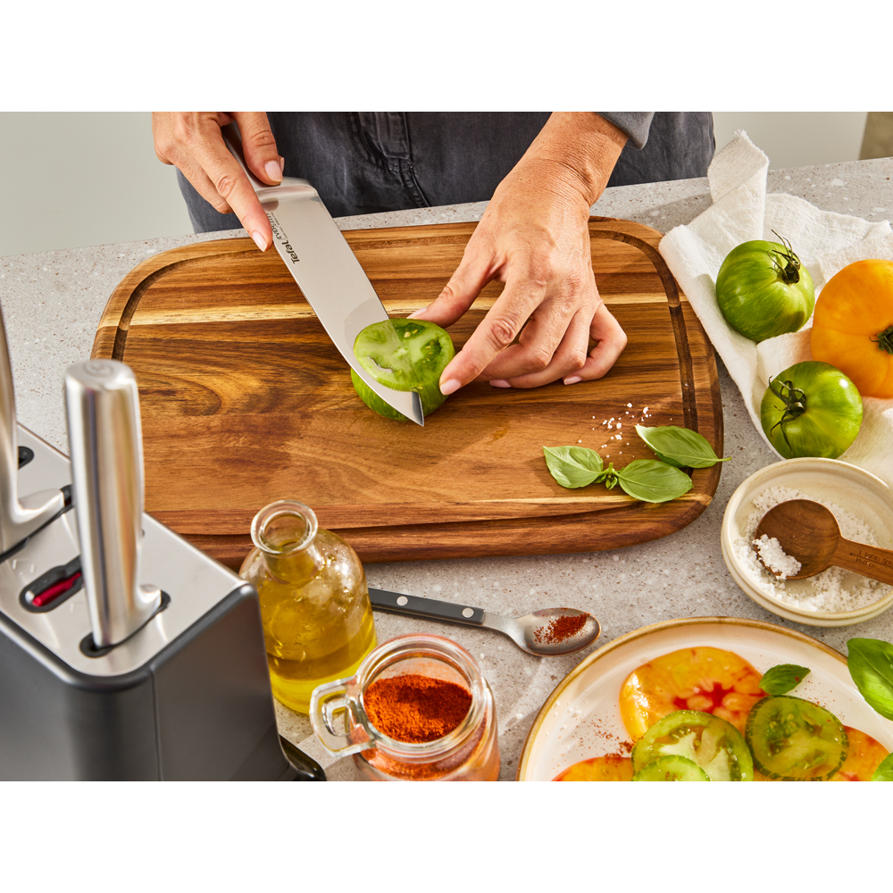 Set cutite TEFAL Eversharp Pro K2977S44, 6 piese, inox, argintiu
