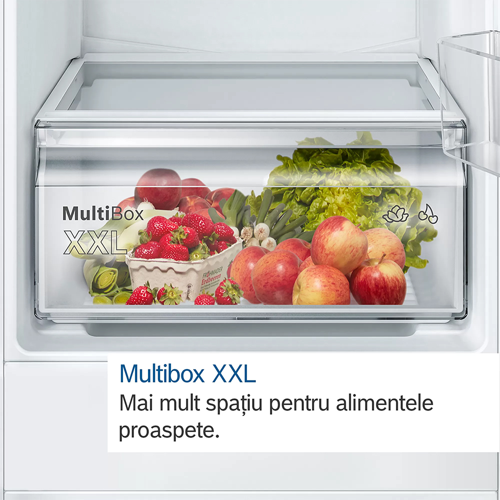 Combina frigorifica BOSCH KGN49AIBT, No Frost, 440 l, H 203 cm, Clasa B, inox