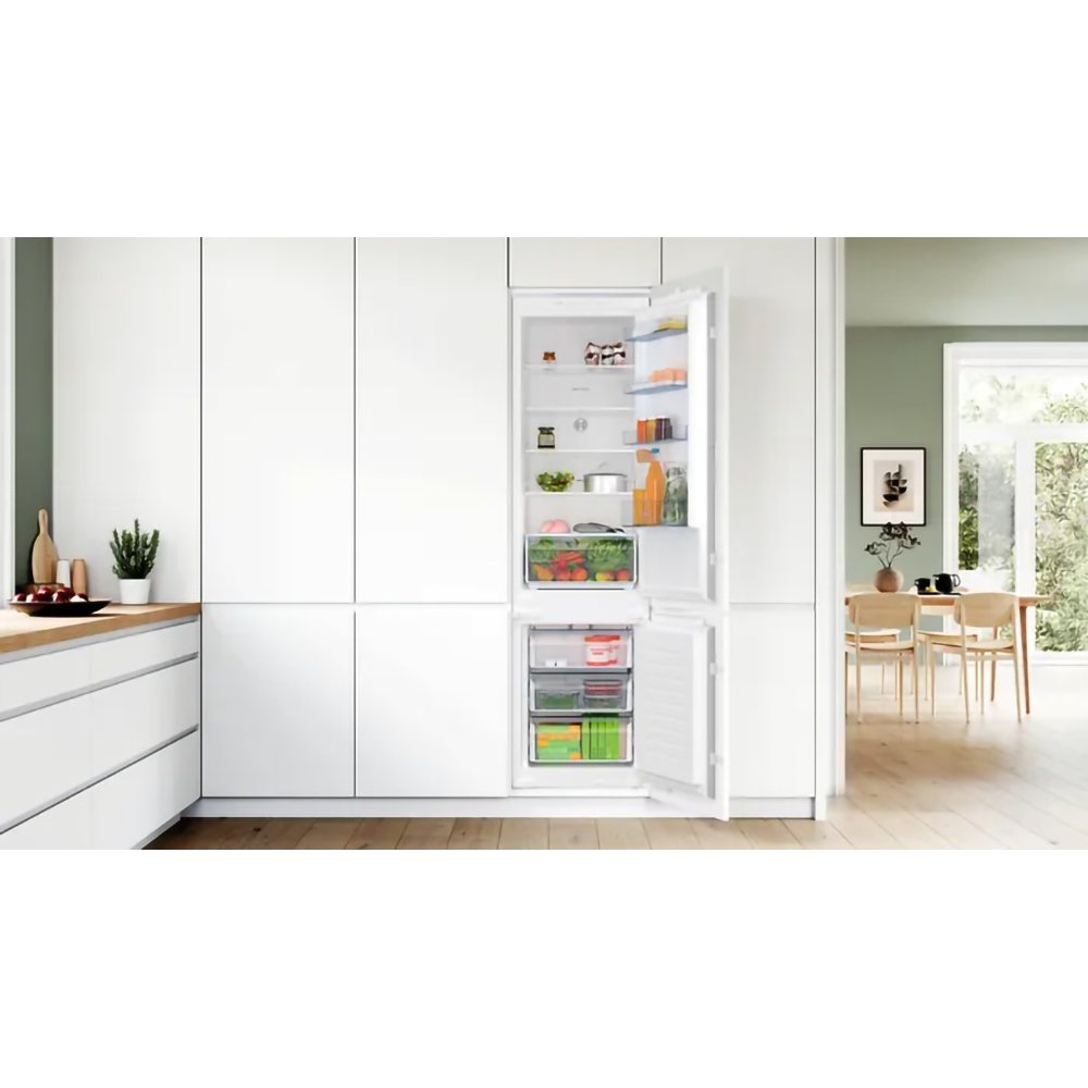 Combina frigorifica incorporabila BOSCH KIN96NSE0, No Frost, 290 l, H 193.5 cm, Clasa E