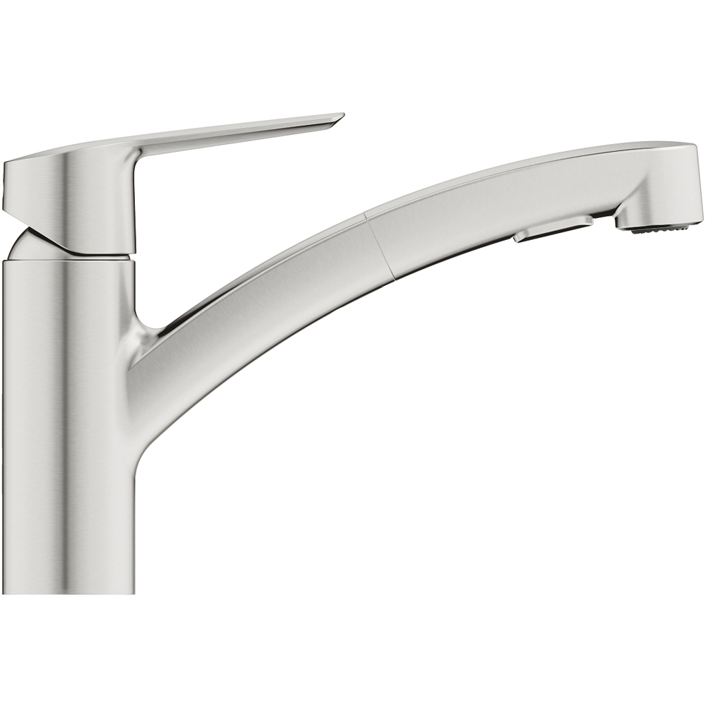 Baterie bucatarie GROHE Start, extractibil, alama sanitara, inox