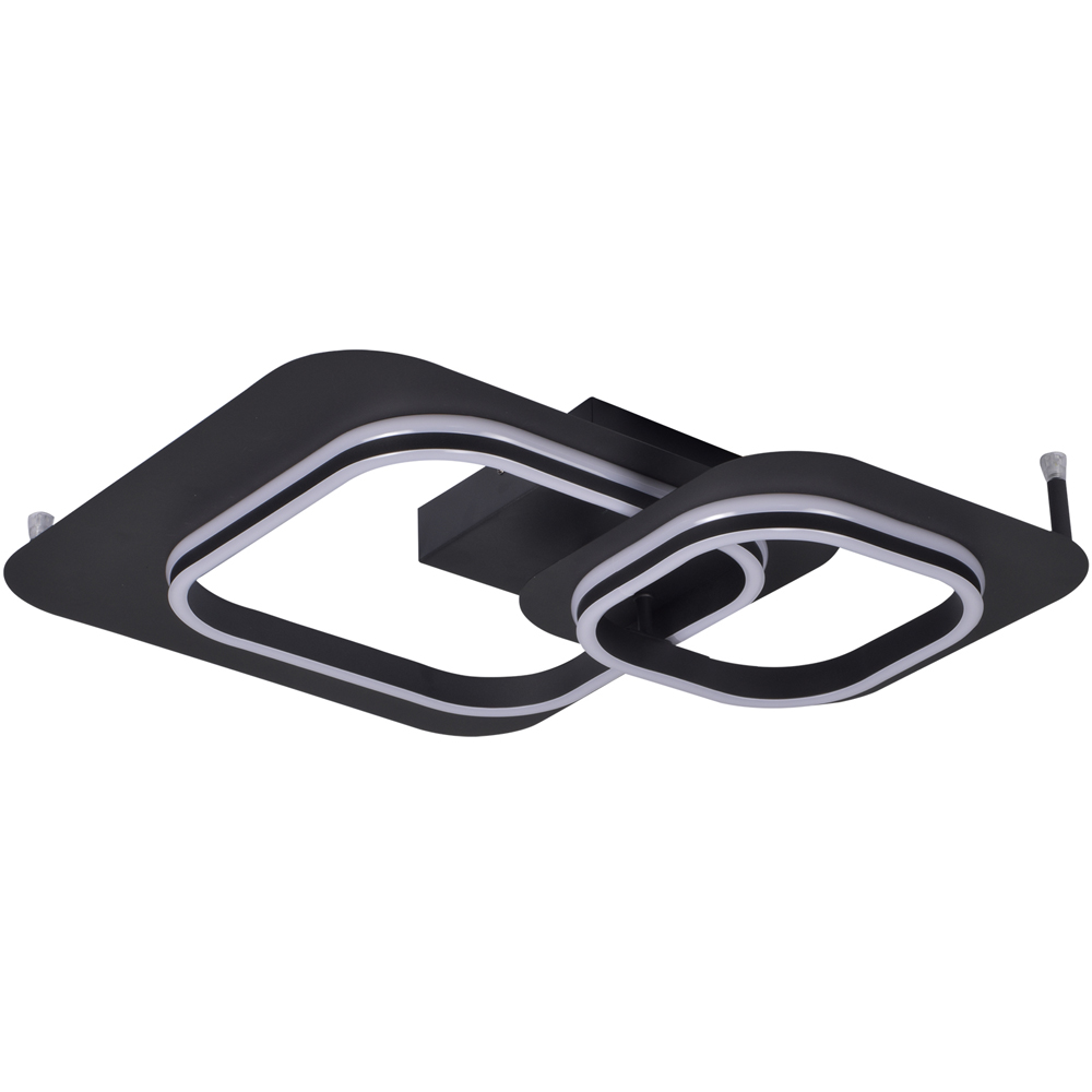 Plafoniera LED KLAUSEN Swell PL2 KL140034, 32W, 800lm, negru