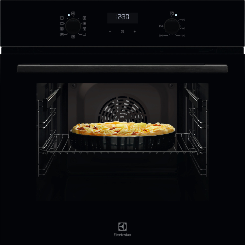 Cuptor incorporabil ELECTROLUX KODEF70BZ, Electric, Gatire cu abur, Autocuratare catalitica, 65 l, Clasa A, negru