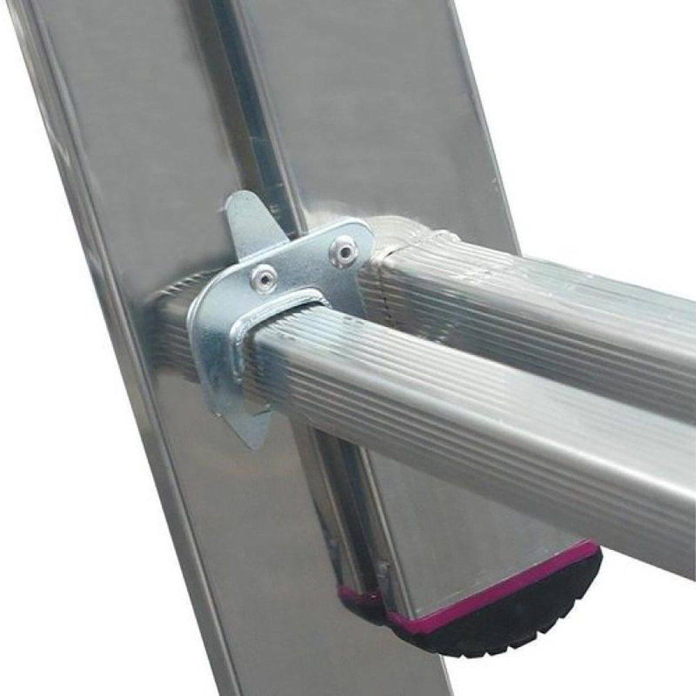 Scara culisanta KRAUSE Corda, 16 trepte, 5.5 m, aluminiu