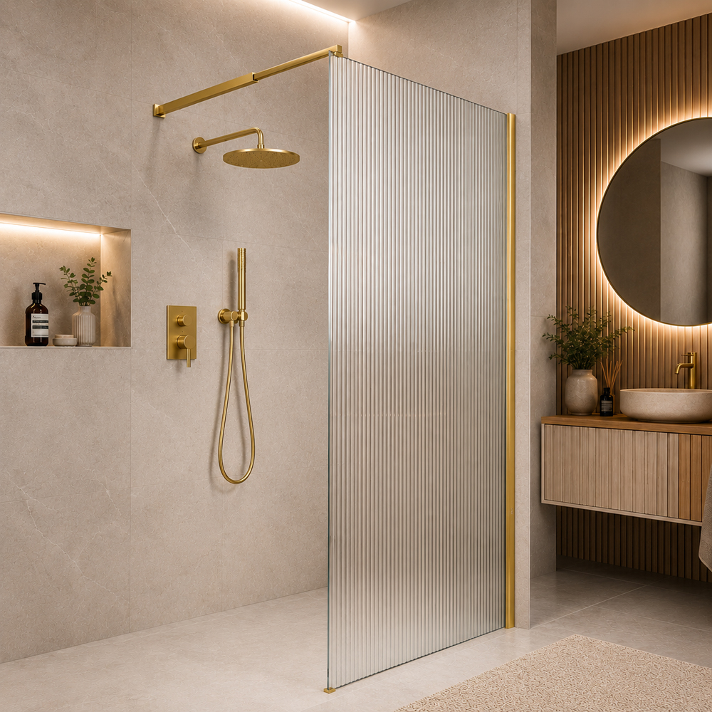 Sticla pentru paravan dus walk-in SANOTECHNIK Sanoflex L90, 90 x 200 cm, finisaj riflat