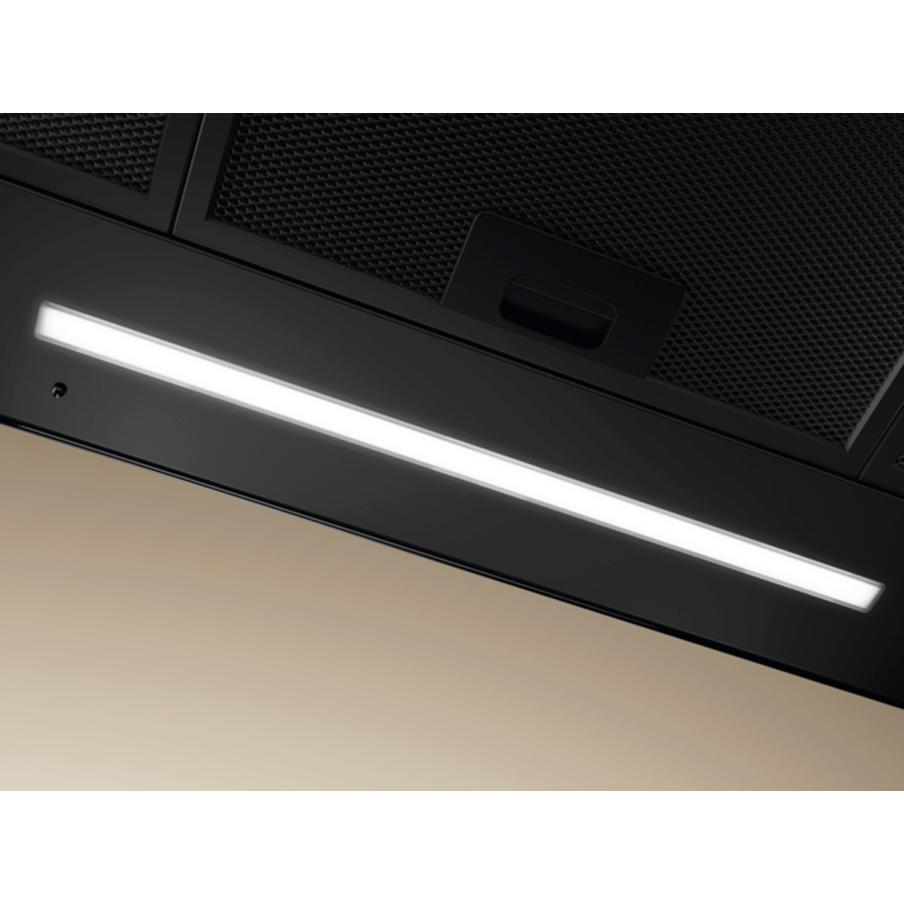 Hota decorativa ELECTROLUX LFT816K, 1 motor, 730 m3/h, L 60 cm, negru mat