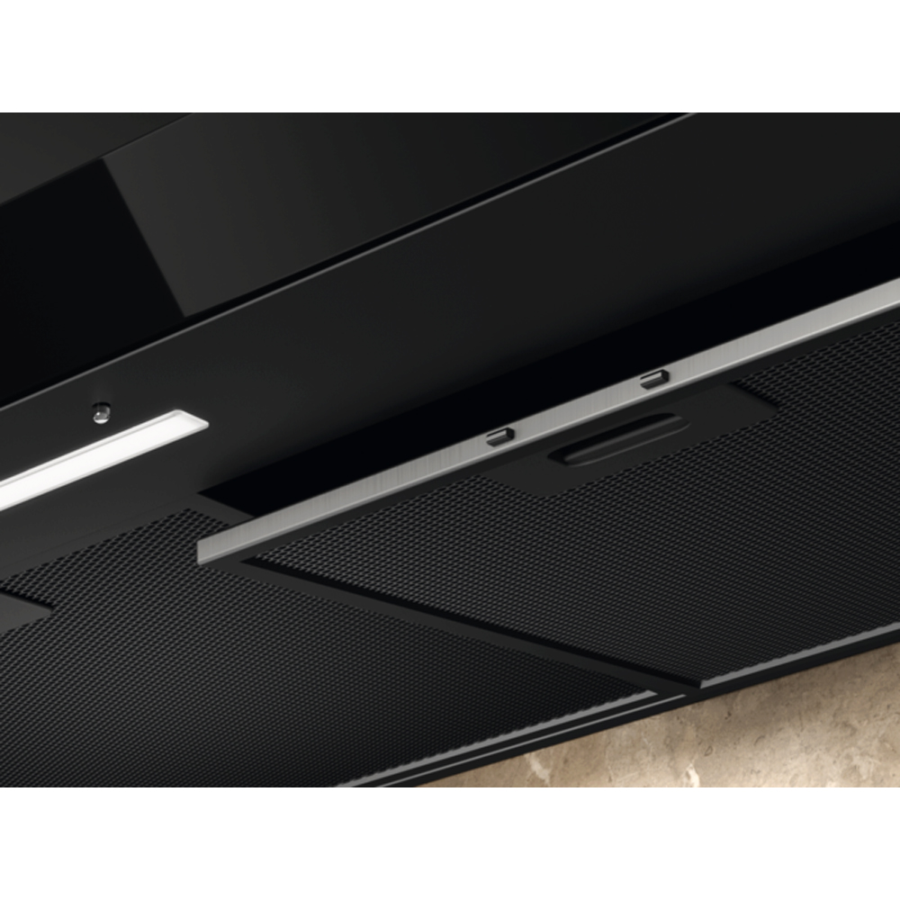 Hota decorativa ELECTROLUX LFT816K, 1 motor, 730 m3/h, L 60 cm, negru mat