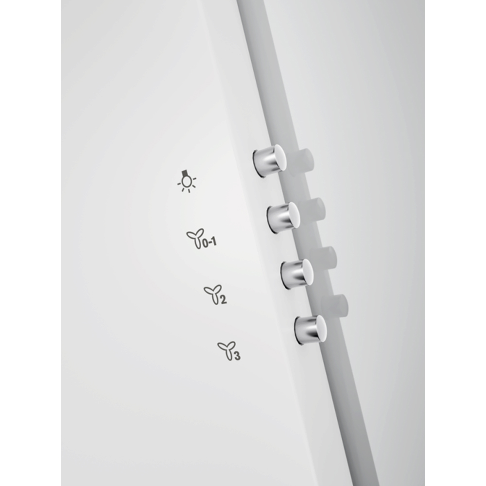 Hota decorativa ELECTROLUX LFV326W, 1 motor, 600 m3/h, L 60 cm, alb