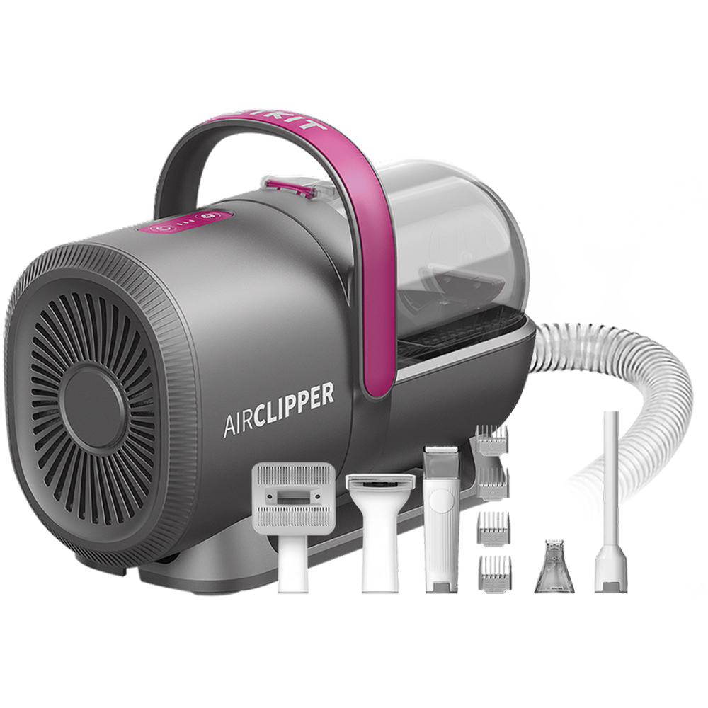 Masina de tuns animale de companie PETKIT AirClipper 5-in-1, 3500rmp, gri