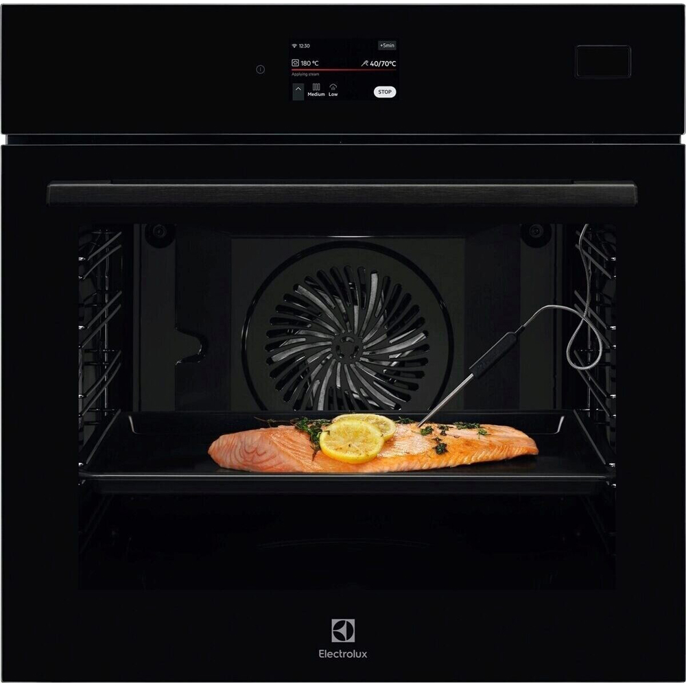 Cuptor incorporabil ELECTROLUX LOB9S3XZ, Electric, SteamBoost, Autocuratare cu abur, 70 l, Clasa A++, negru