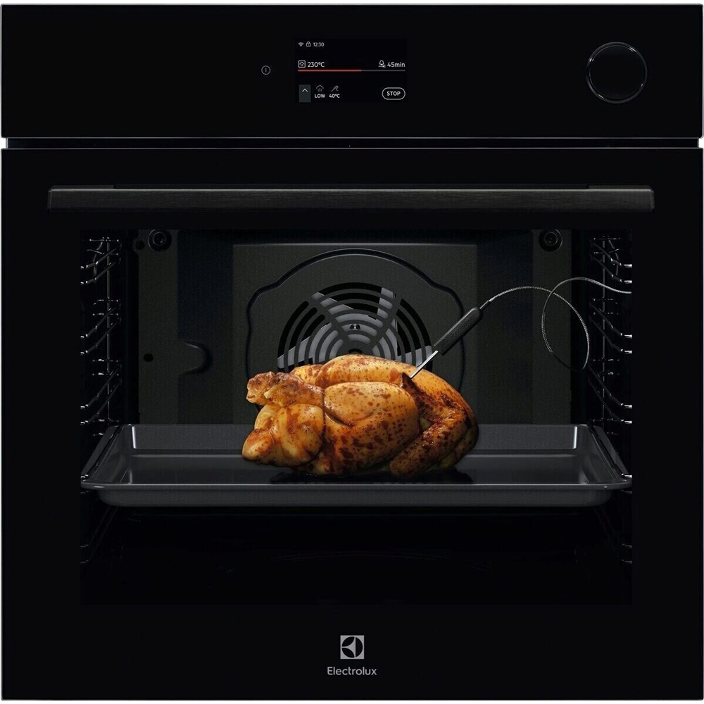 Cuptor incorporabil ELECTROLUX LOC9P3XZ, Electric, Gatire cu abur, Autocuratare pirolitica, 72 l, Clasa A++, Wi-Fi, negru