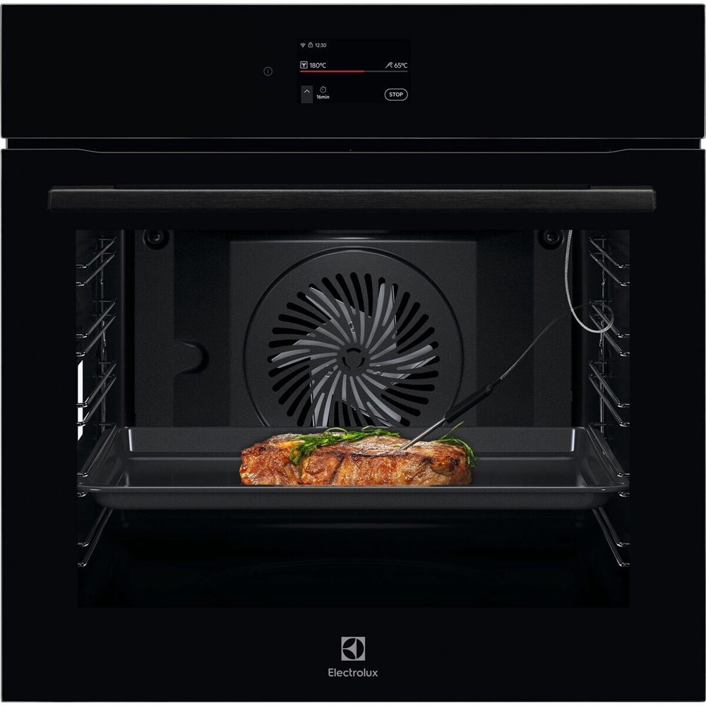 Cuptor incorporabil ELECTROLUX LOE9P3XZ, Electric, Autocuratare pirolitica, 71 l, Clasa A++, Wi-Fi, negru