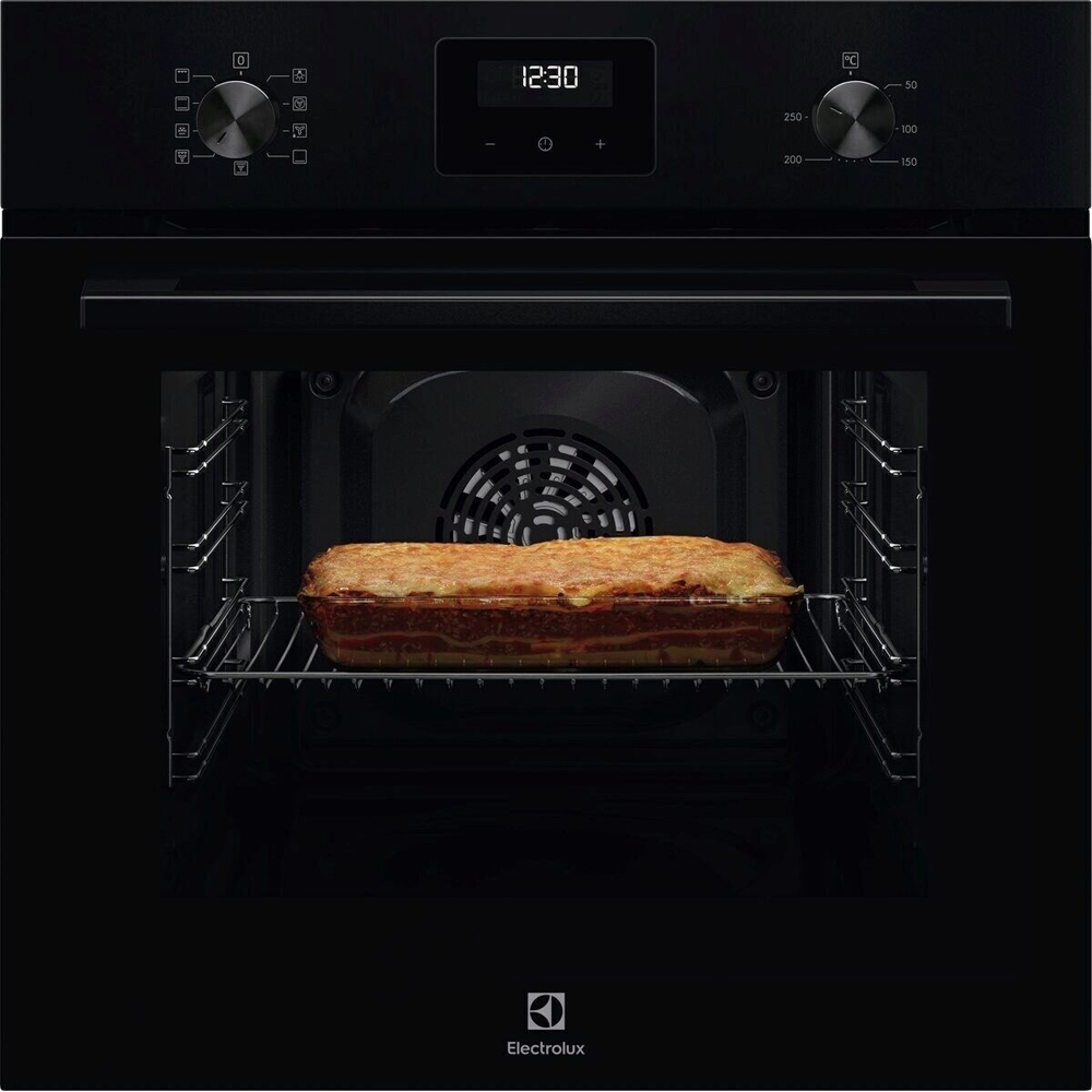 Cuptor incorporabil ELECTROLUX SurroundCook LOF3H10BK, Electric, 65 l, Clasa A, negru