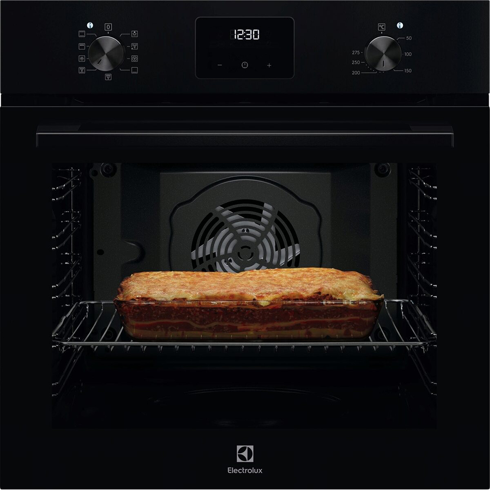 Cuptor incorporabil ELECTROLUX SurroundCook LOF3H10K, Electric, 72 l, Clasa A+, negru