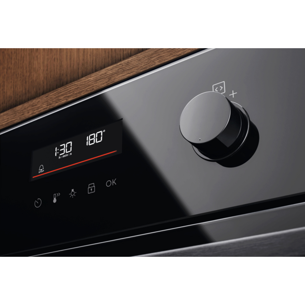 Cuptor incorporabil ELECTROLUX SurroundCook LOF6P16Z, Electric, Autocuratare pirolitica, 72 l, Clasa A+, negru