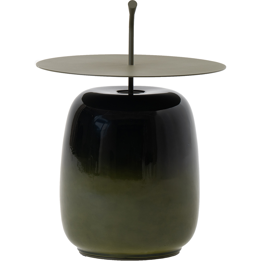 Masa terasa LIVINTWIST Pendant, aluminiu, 45 x 65 cm, verde
