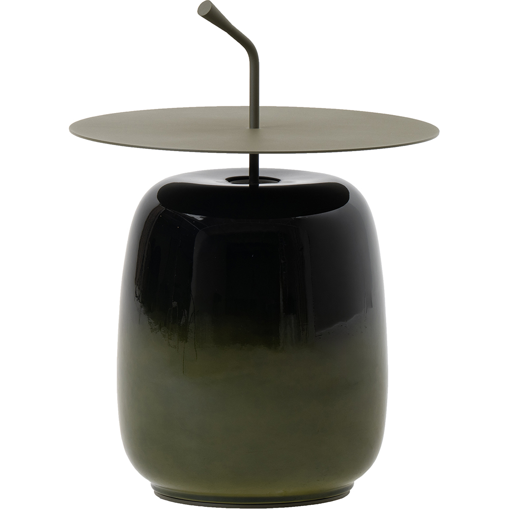 Masa terasa LIVINTWIST Pendant, aluminiu, 45 x 65 cm, verde