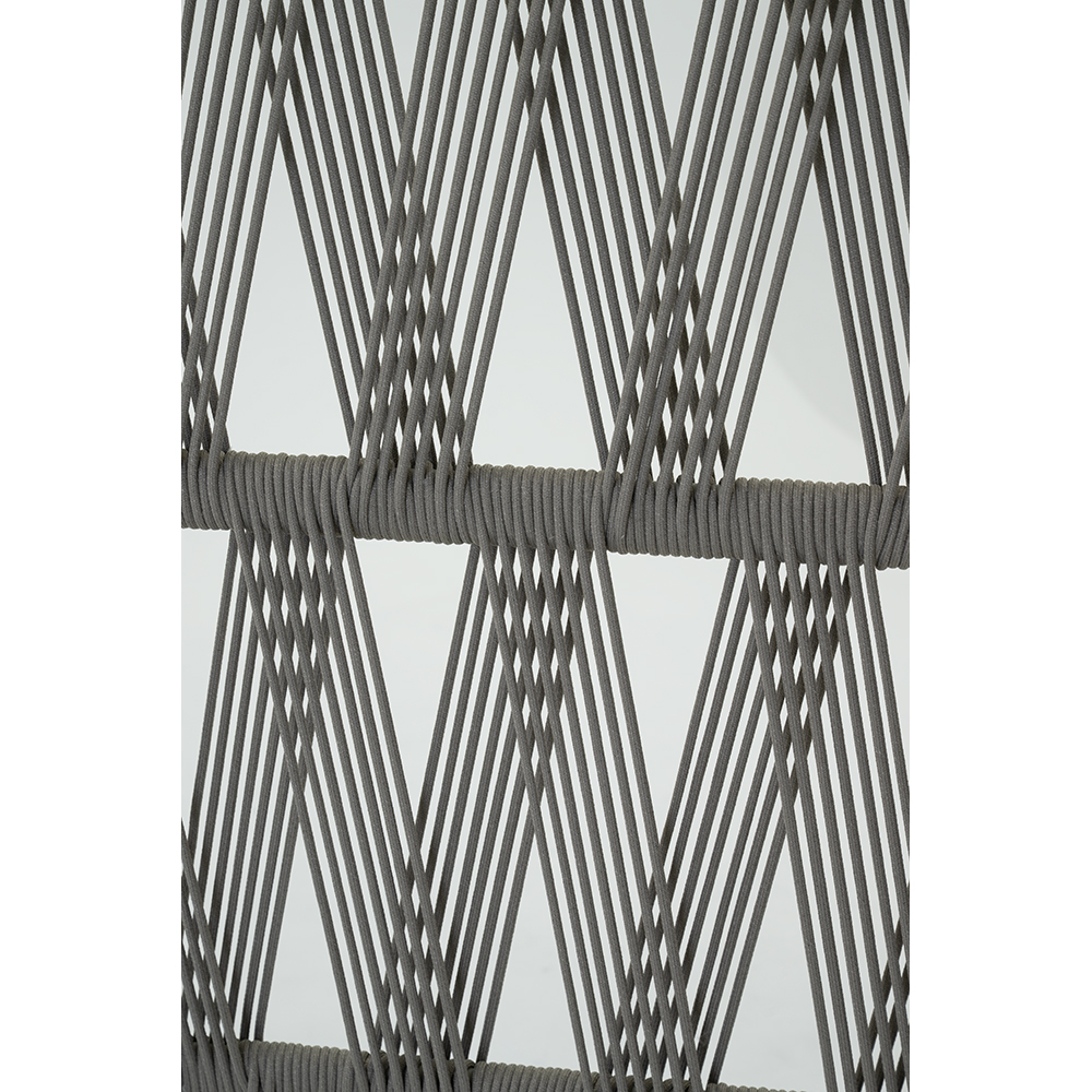 Paravan LIVINTWIST S, aluminiu, 181.5 x 32 x 123.2 cm, taupe