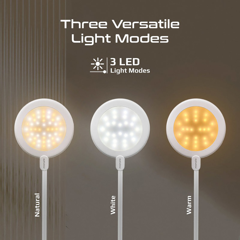 Lampa de birou LED PROMATE Luxo, 6W, 100lm, alb