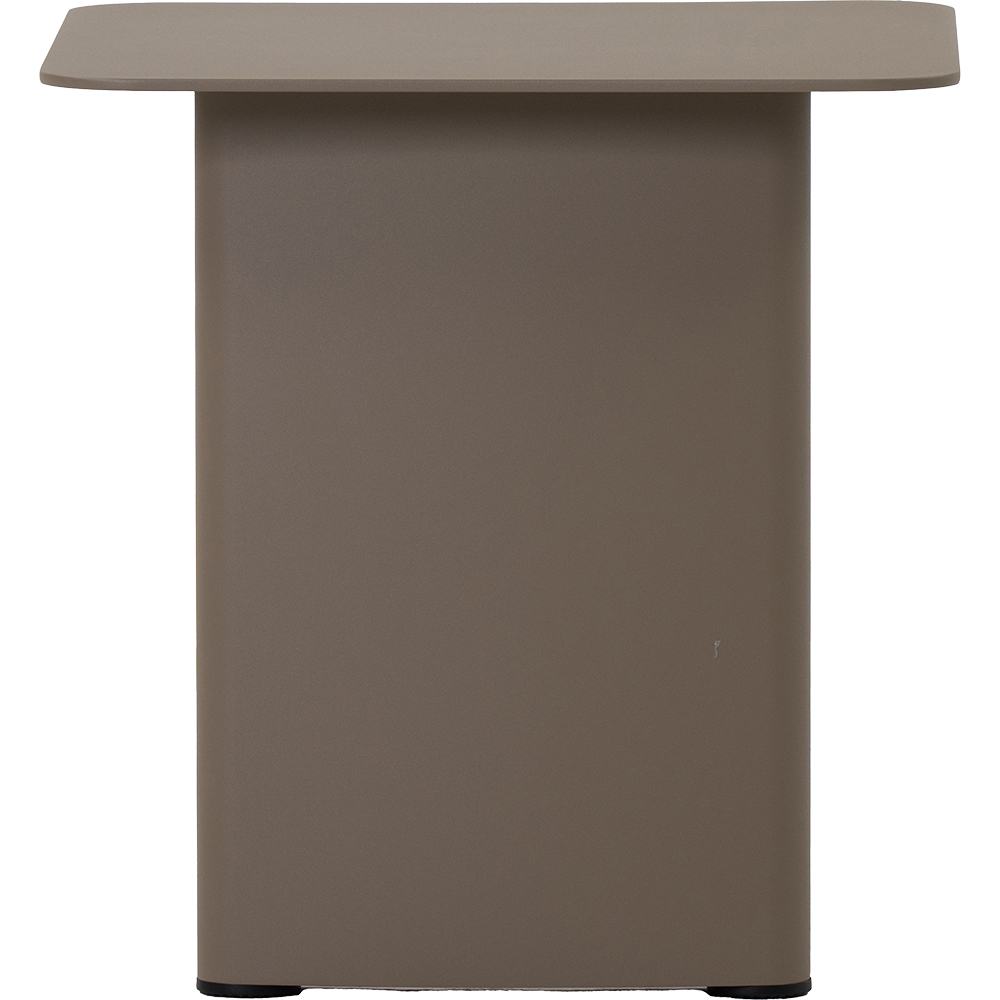 Masa terasa LIVINTWIST Victory, aluminiu, 44 x 44 x 45 cm, taupe