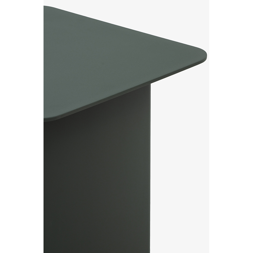 Masa terasa LIVINTWIST Victory, aluminiu, 44 x 44 x 45 cm, verde