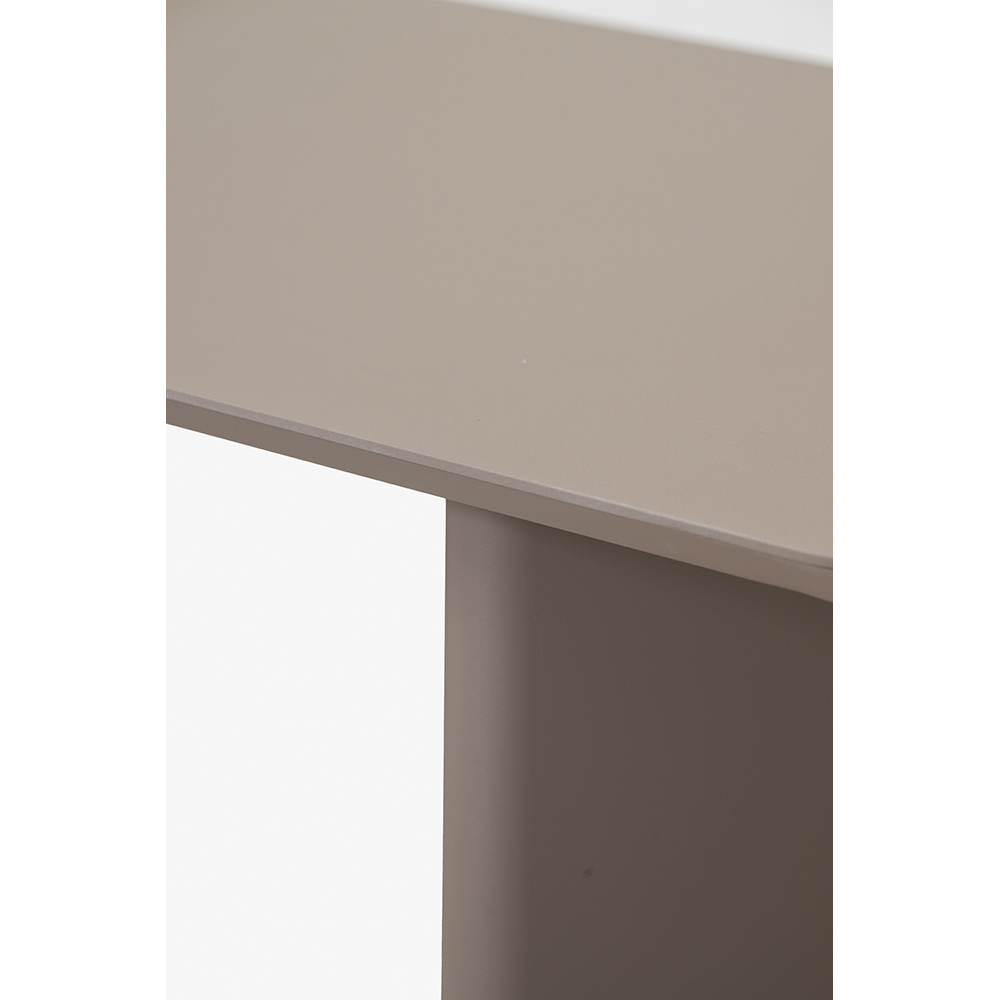 Masa terasa LIVINTWIST Victory, aluminiu, 150 x 75 x 37 cm, maro taupe