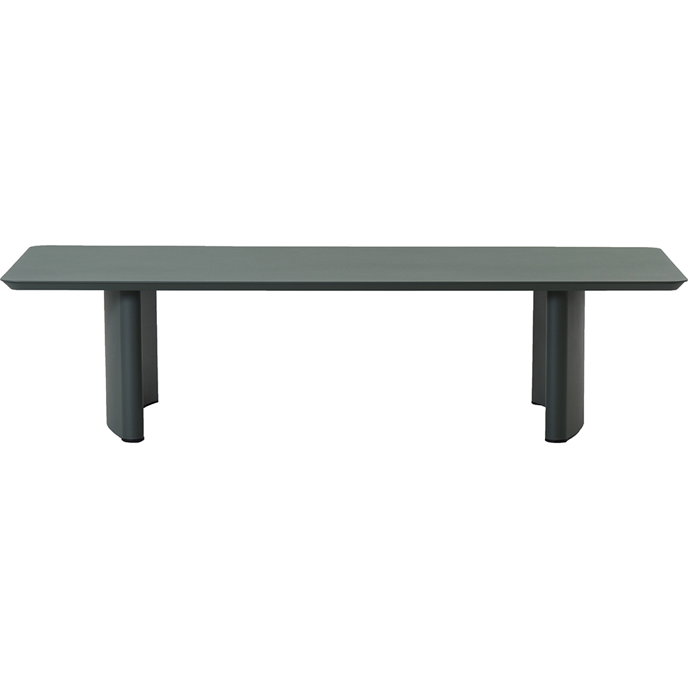 Masa terasa LIVINTWIST Victory, aluminiu, 150 x 75 x 37 cm, verde