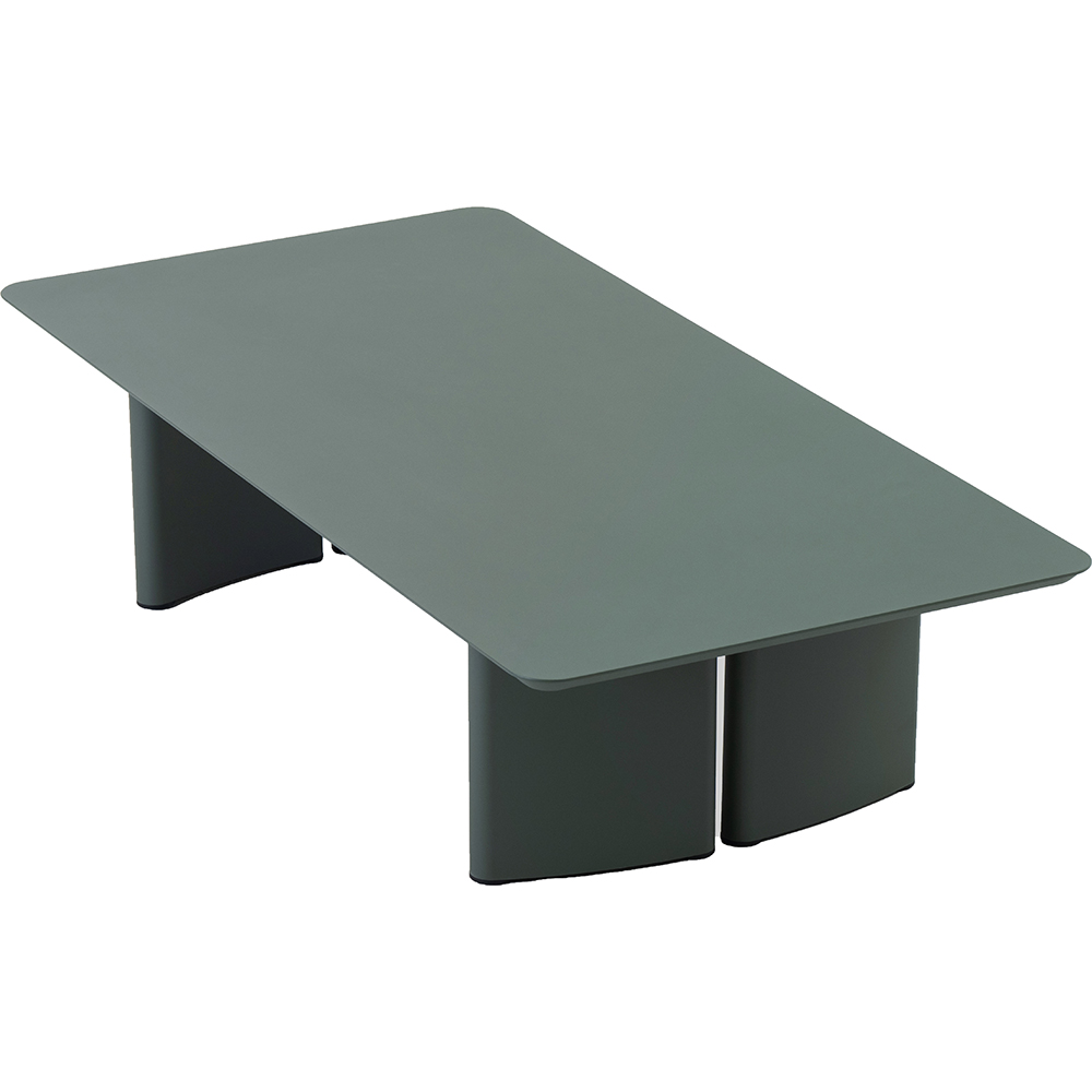 Masa terasa LIVINTWIST Victory, aluminiu, 150 x 75 x 37 cm, verde