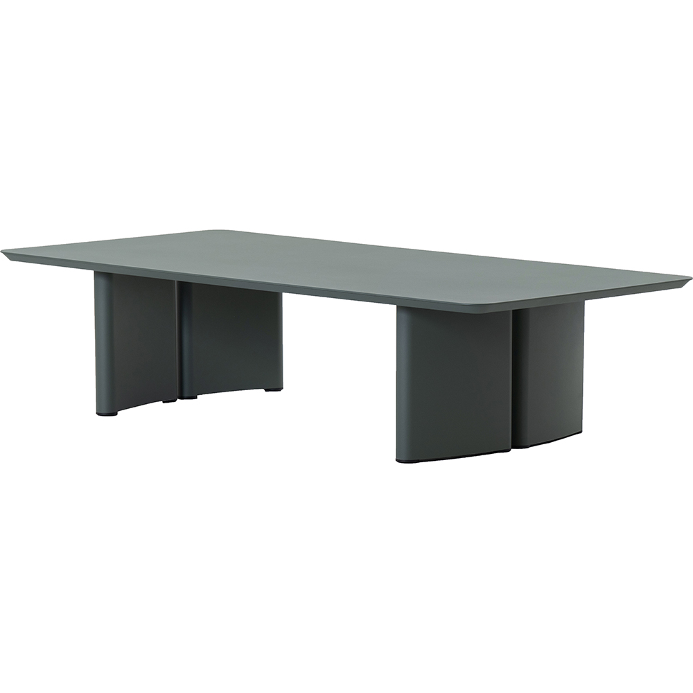 Masa terasa LIVINTWIST Victory, aluminiu, 150 x 75 x 37 cm, verde