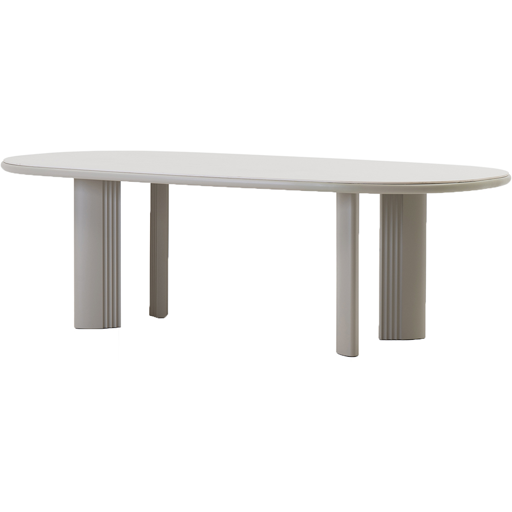 Masa terasa LIVINTWIST Scala, aluminiu, 240 x 120 x 75 cm, taupe