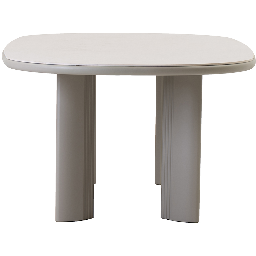 Masa terasa LIVINTWIST Scala, aluminiu, 240 x 120 x 75 cm, taupe