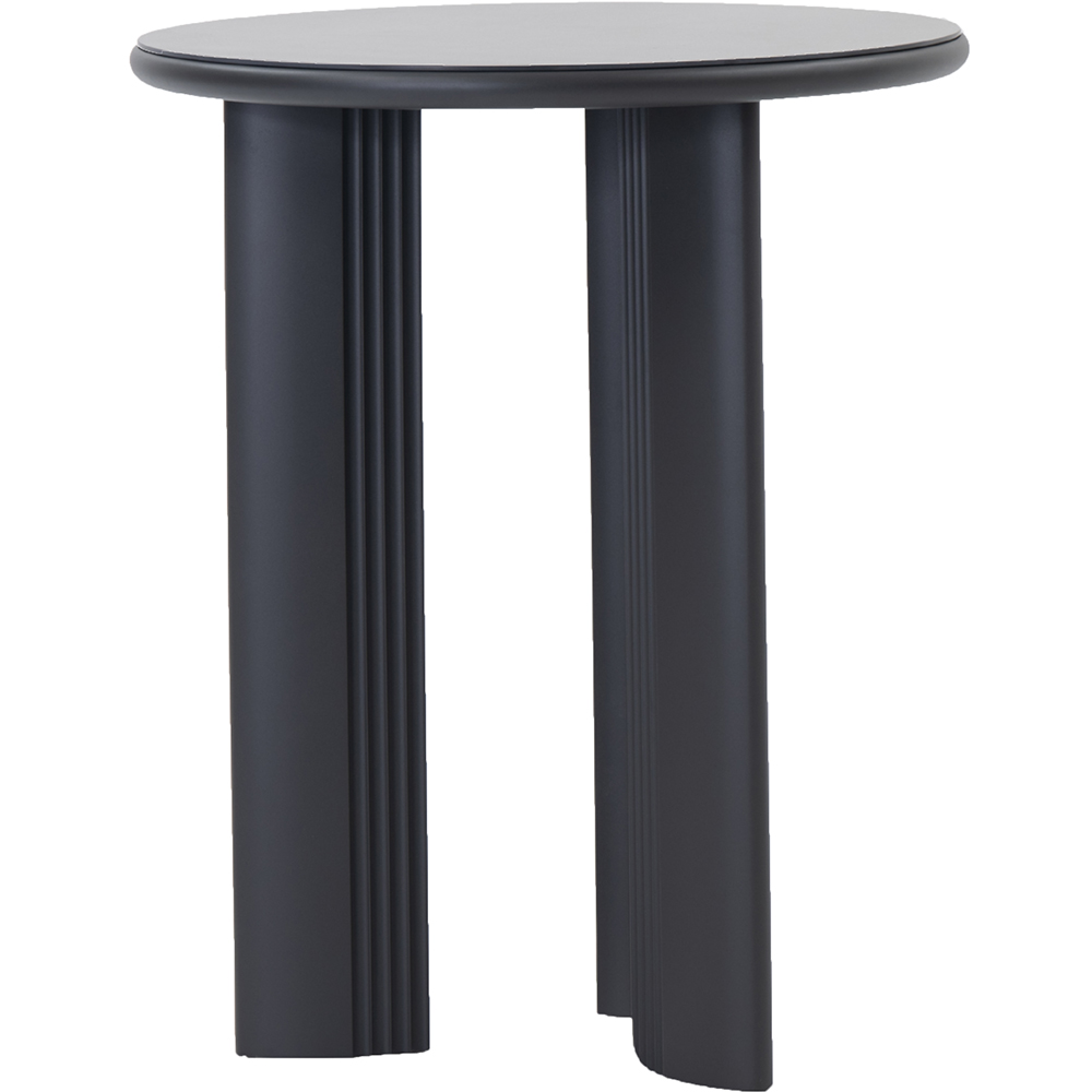 Masa terasa LIVINTWIST Scala 2, aluminiu, 90 x 110 cm, negru