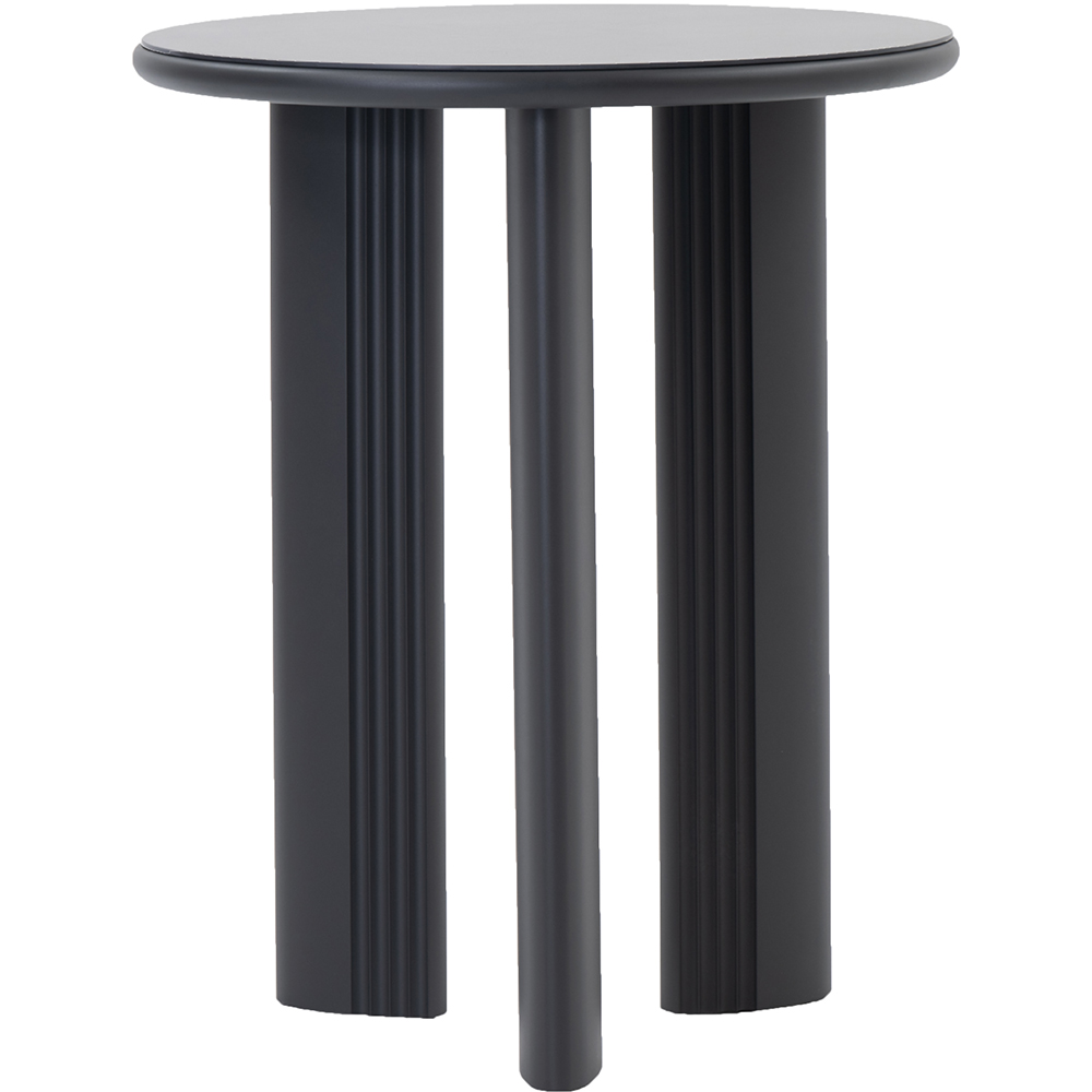 Masa terasa LIVINTWIST Scala 2, aluminiu, 90 x 110 cm, negru