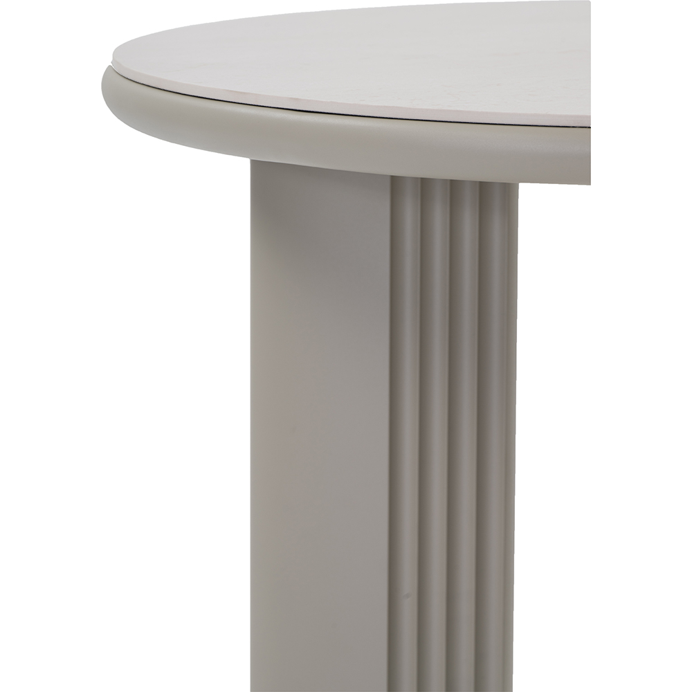Masa terasa LIVINTWIST Scala 6, aluminiu, 90 x 110 cm, bej