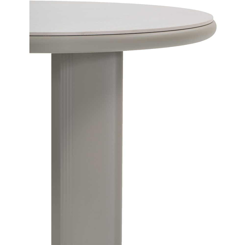 Masa terasa LIVINTWIST Scala 6, aluminiu, 90 x 110 cm, bej