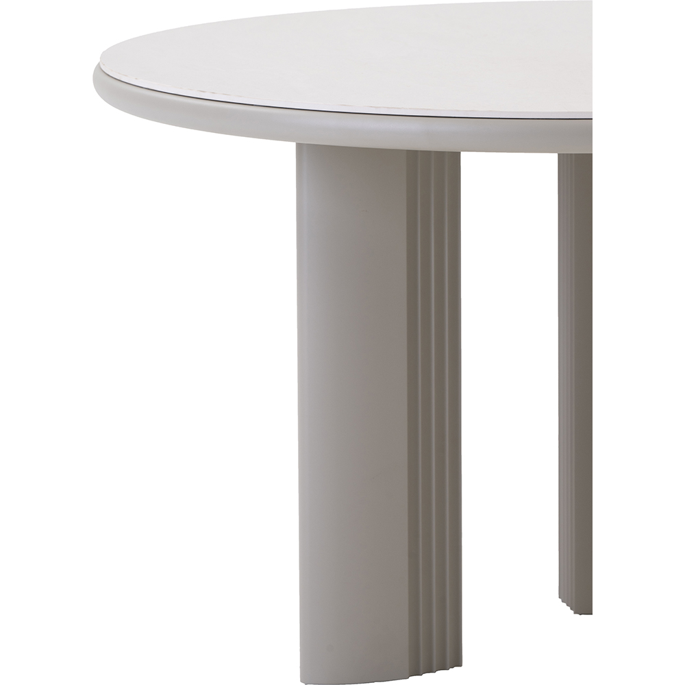 Masa terasa LIVINTWIST Scala, aluminiu, 120 x 75 cm, bej