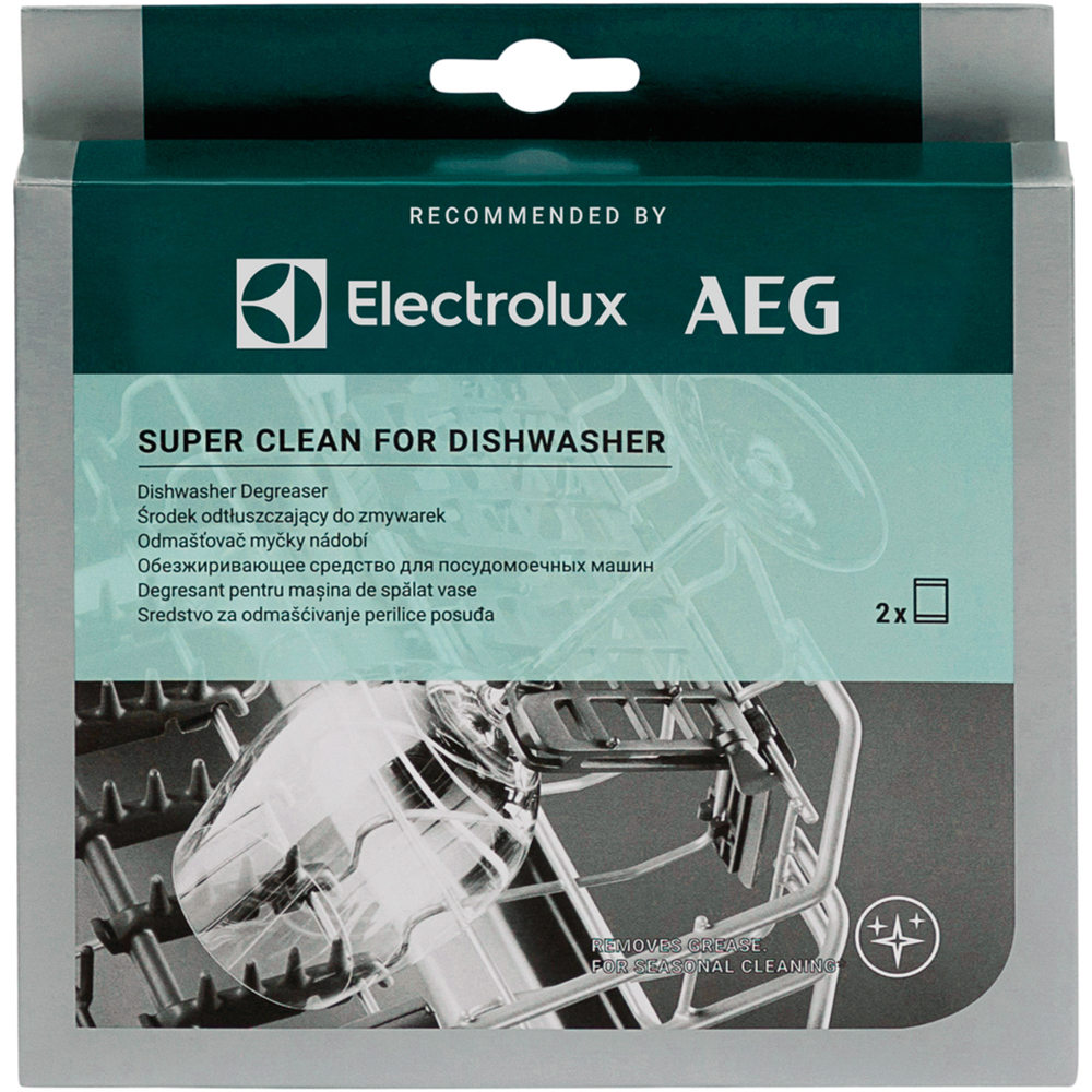 Degresant pentru masina de spalat vase ELECTROLUX M2DCP051, 2 x 50 g g